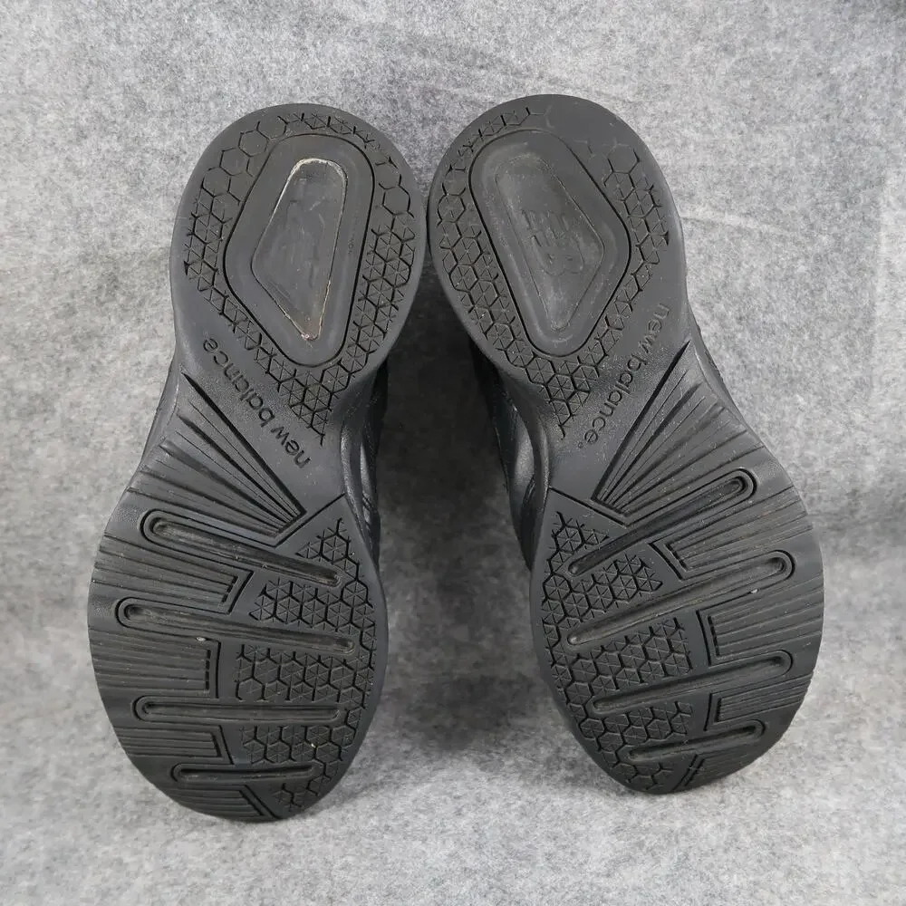 New Balance Shoes Mens 13 Athletic Trainers 624 Active Sneaker Black Leather 4E